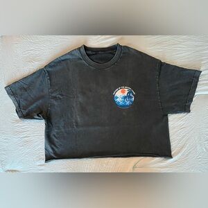 Pacsun oversized cropped t shirt